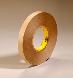 3M 9425 Clear Bonding Tape - 3 Inch Width x 5.8 Mil Thick - Kraft Paper Liner - 46133 - Strong Adhesive for Packaging, Shipping & DIY Projects [Price per Case]