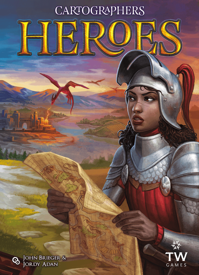 Cartographers: Heroes - Award-Winning Strategy Board Game for Adults & Families | Perfect for Game Nights, Parties & Family Bonding