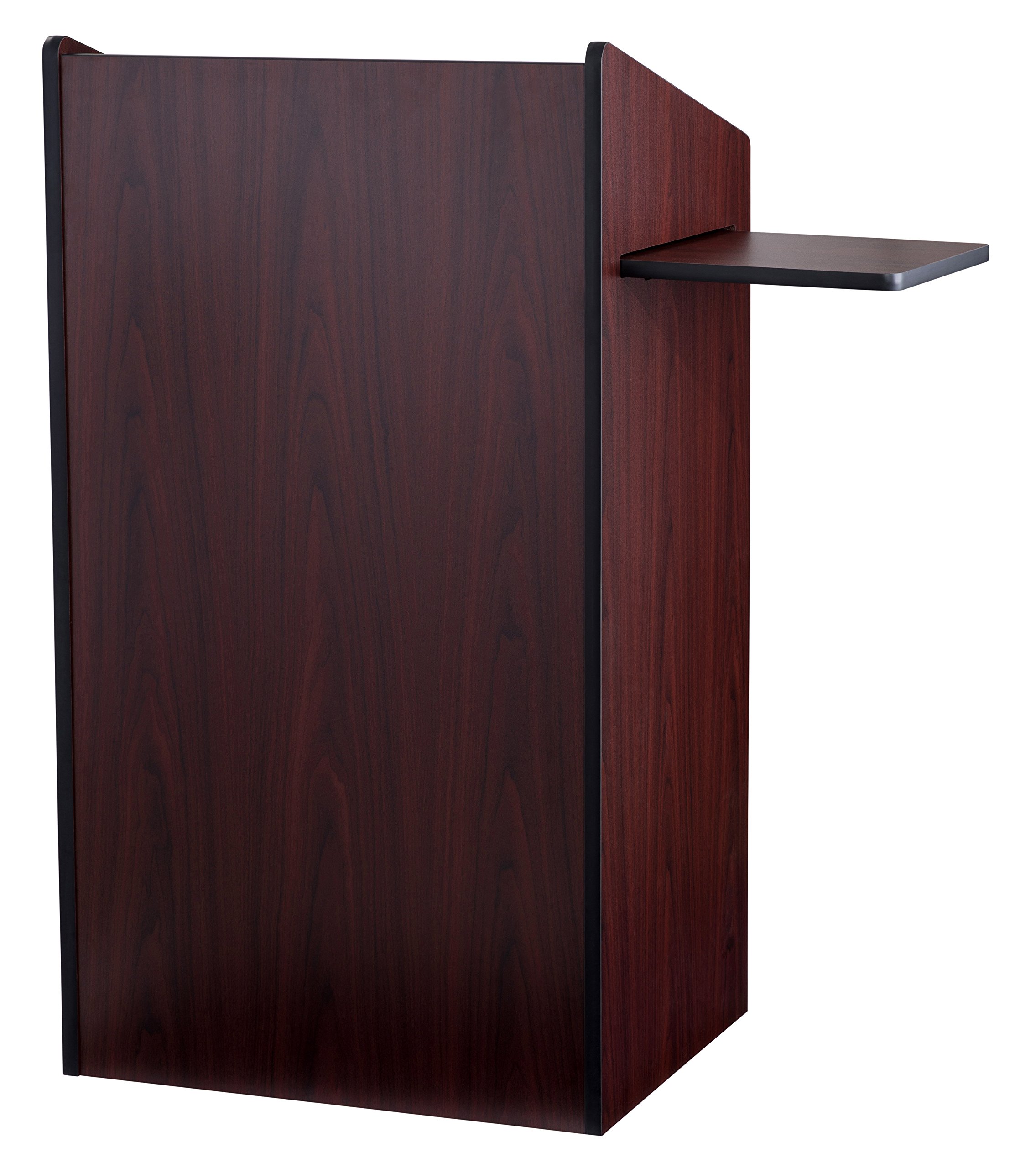 Premium Oklahoma Sound Aristocrat Floor Lectern - Solid Mahogany Wood for Church, Wedding & Public Speaking Events - Elegant Podium with Adjustable Height for Presentations & Ceremonies