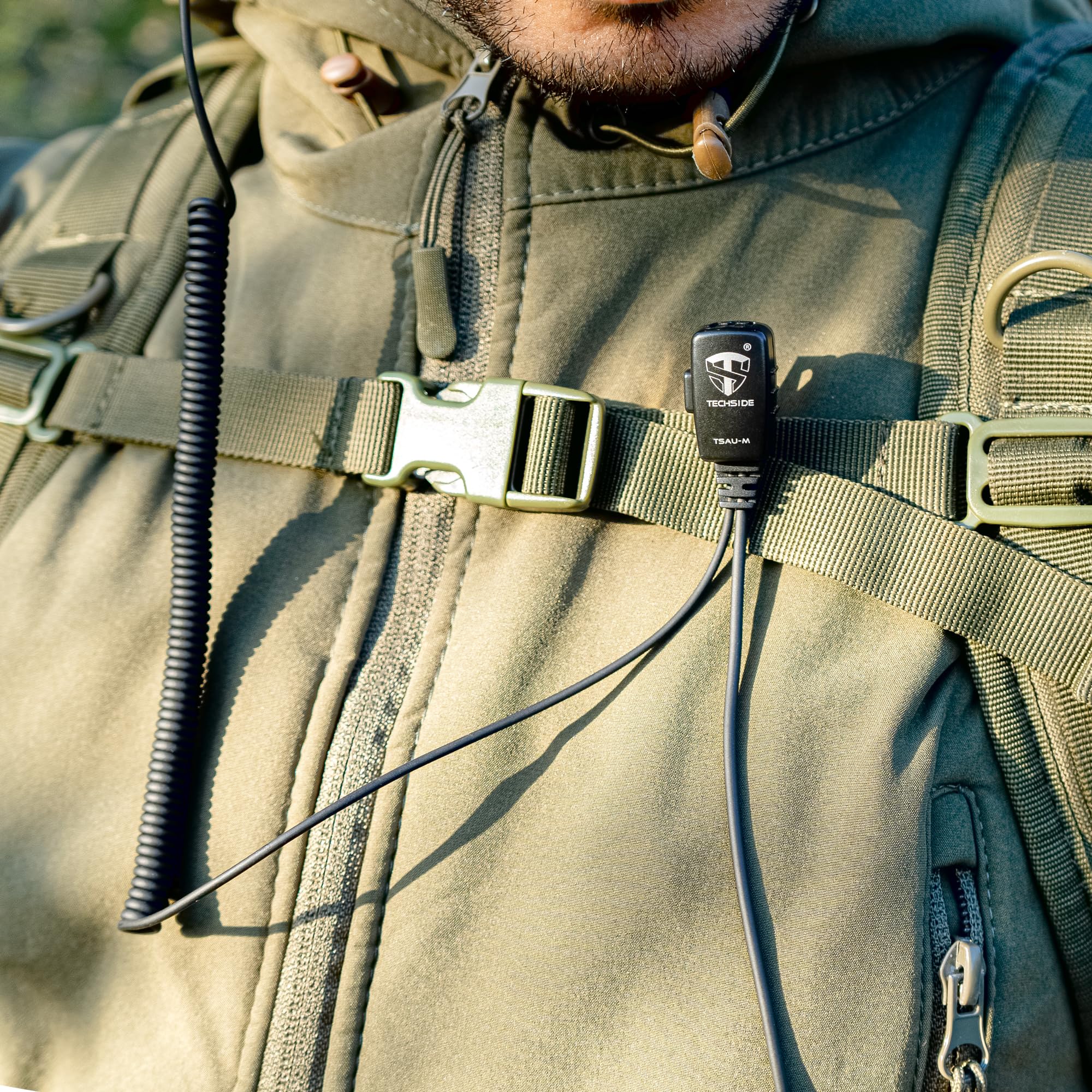 Midland 2 Pin Wrap Over Headset for Two-Way Radios - Compatible with G7 Pro, G8, G9 Pro, M24, M24 Plus, M48, M99, G6 XT, G7 XTR - Ideal for Airsoft, Security, and Industrial Communication