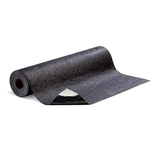 New Pig Grippy Floor Mat - Heavy Duty Industrial Entrance Mat with Adhesive Backing, 3' x 50' Non-Slip Runner (Black, GRP36201-BK) - Perfect for Warehouses, Factories & High-Traffic Commercial Areas