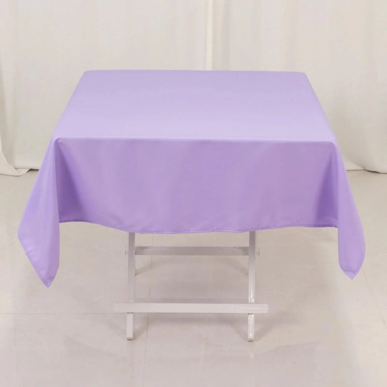 54x54 Inch Premium Square Polyester Tablecloth - Wrinkle & Stain Resistant - Perfect for Dining Tables, Parties, Weddings & Events
