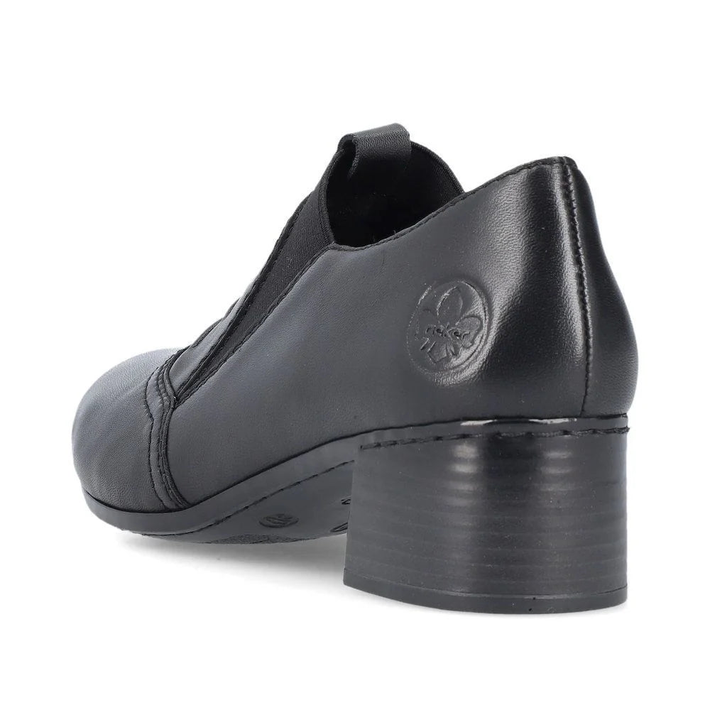 Rieker 41657 Women's Black Comfort Shoes - Stylish & Lightweight for Work, Walking & Everyday Wear