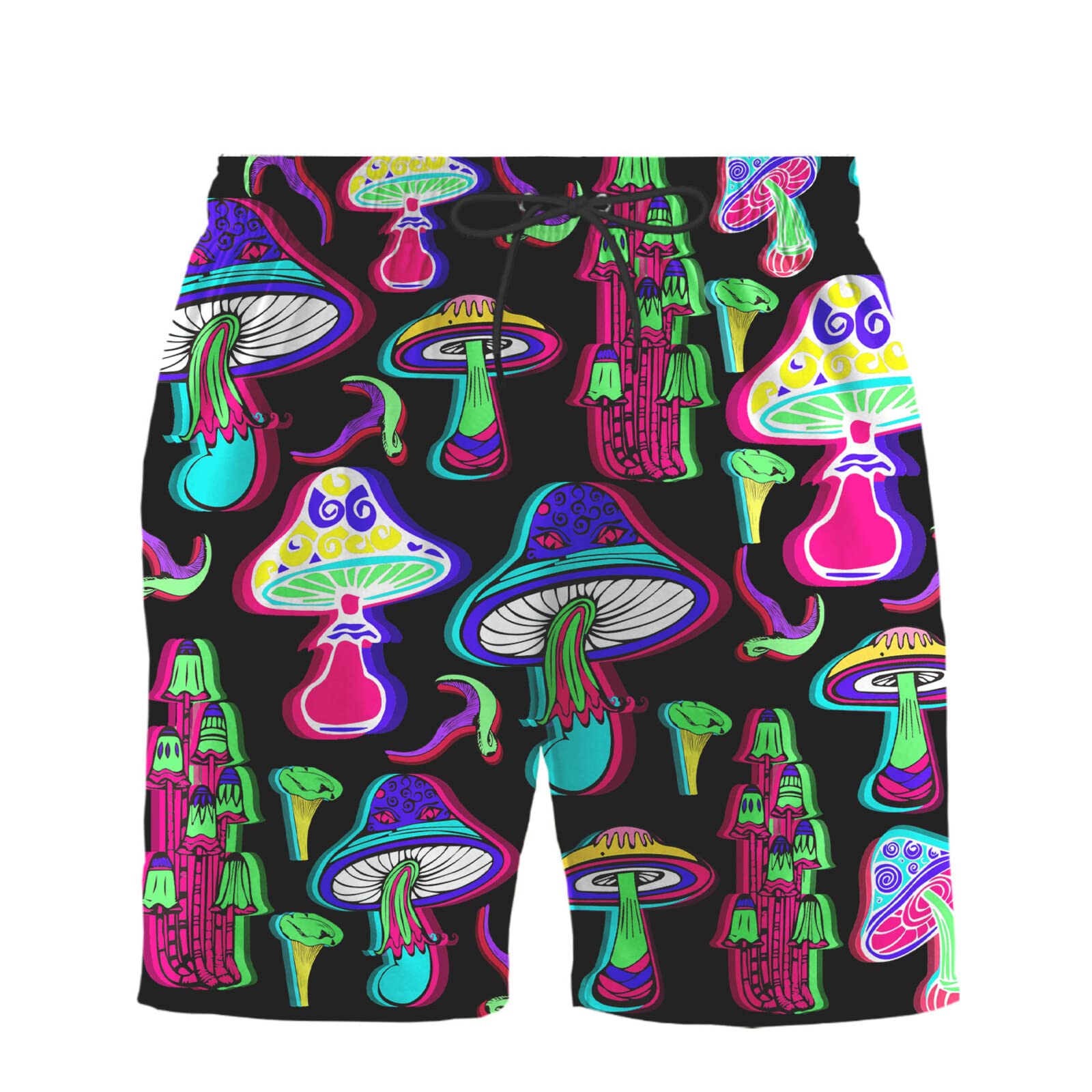 **Men's Hawaiian Print 2-Piece Tracksuit Set - Button Down Shirt & Matching Shorts with Free Bucket Hat | Beach Vacation, Summer Outfit, Casual Streetwear**