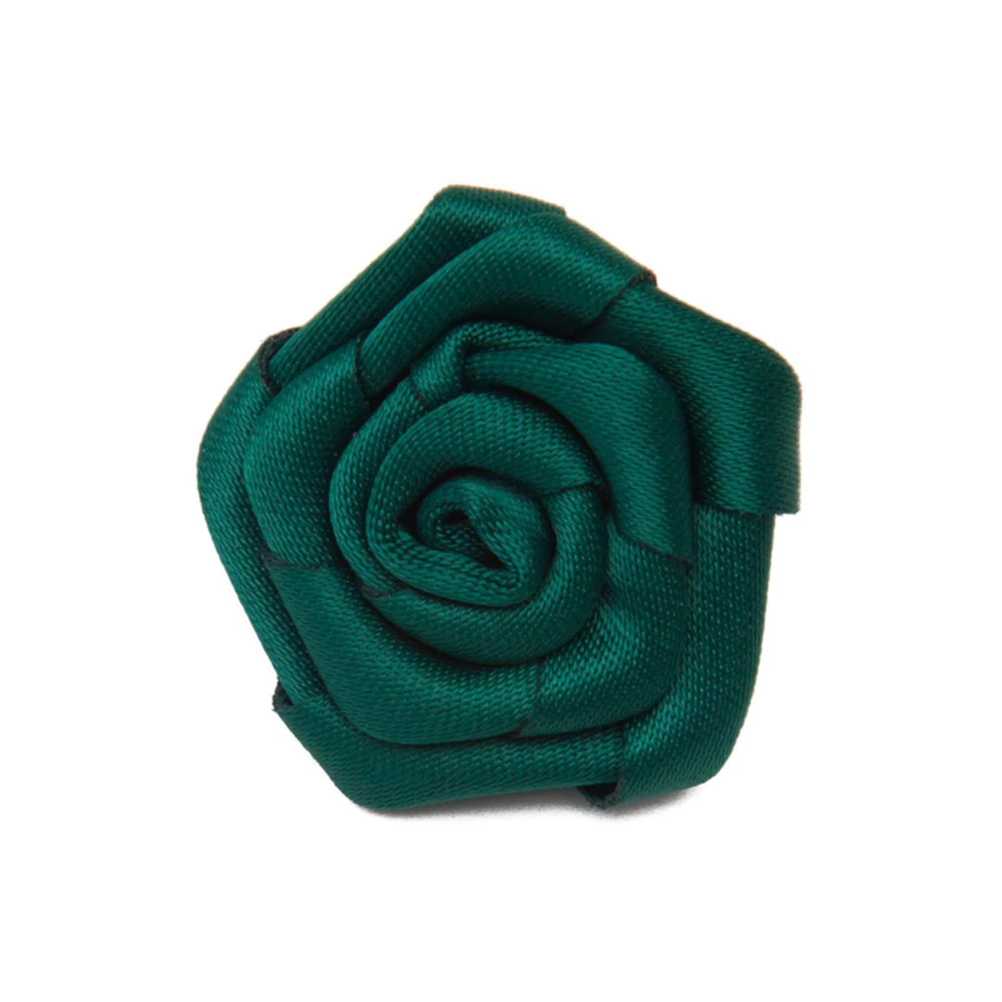 3-Piece Open Rose Lapel Flower Tie Hanky Set for Men - Elegant Boutonniere for Weddings, Prom & Formal Events