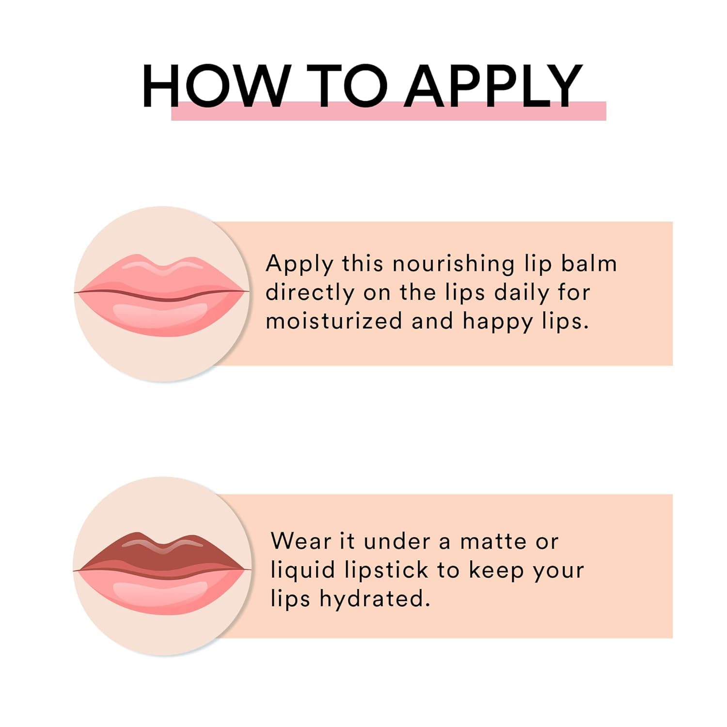 Premium Peach Lip Balm by CRAFTS EMPIRE - 10g Moisturizing & Nourishing Lip Care for Dry, Chapped Lips - Perfect for Daily Use, Travel & Winter Protection