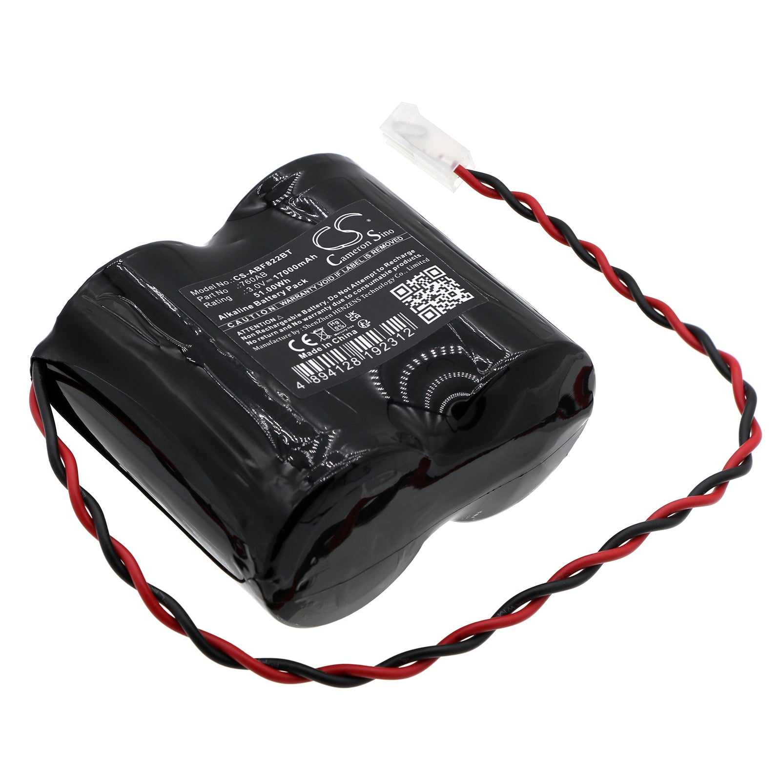 ABUS FU2986, FU8220, FUSG50000, FUSG50100, FUSG50101 Replacement Alarm Batteries - Compatible with ABUS Security Systems, Home & Business Use