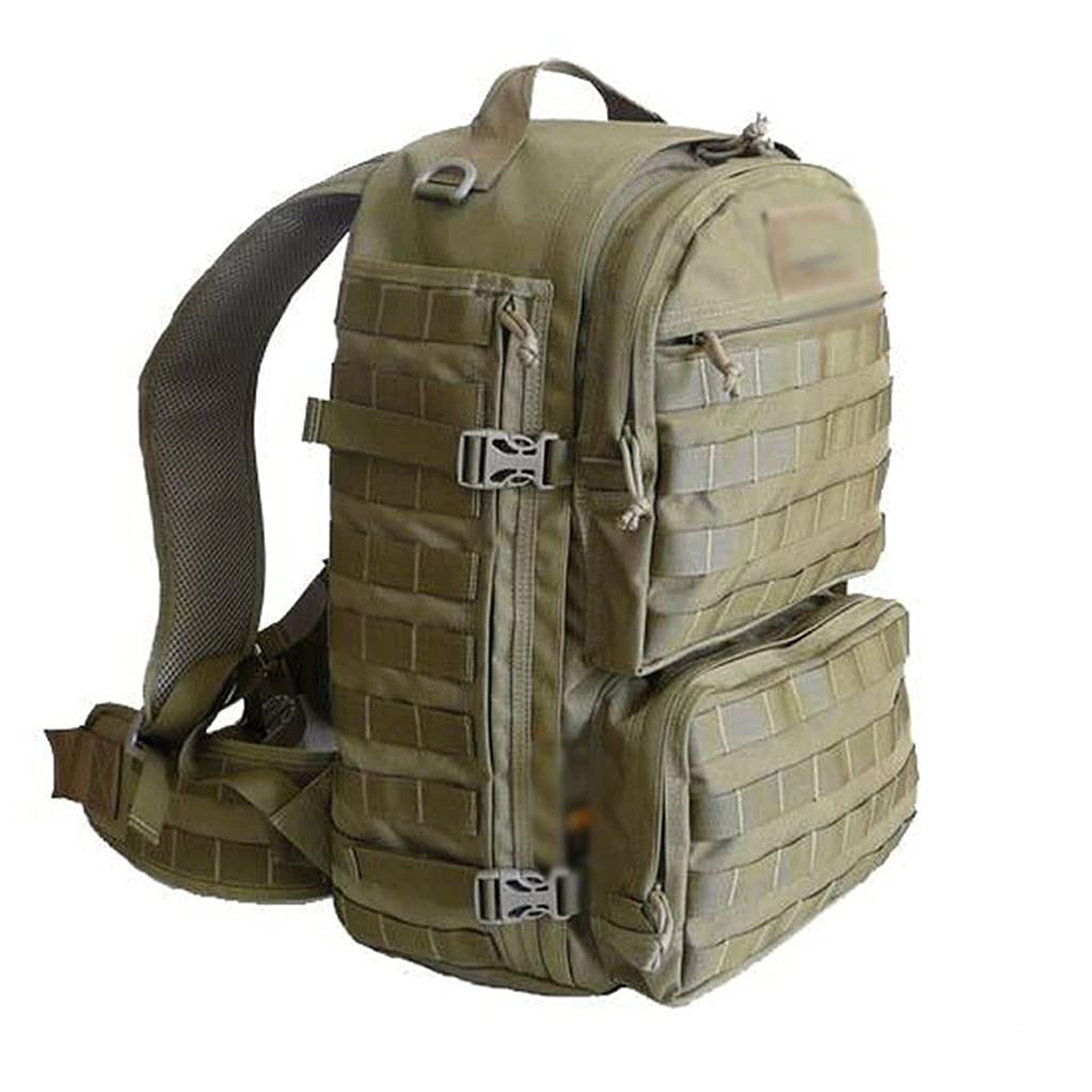 Best Waterproof Military Tactical Backpack for Outdoor Camping & Hiking - Durable Bug Out Bag for Men & Women Travelers (Khaki) | Perfect for Survival Gear, Emergency Prep & Adventure Trips