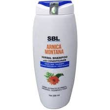 Best SBL Arnica Montana Herbal Shampoo with Conditioner 200ml (Pack of 2) - Natural Hair Care for Damaged & Dry Hair - Perfect for Post-Workout Recovery & Scalp Soothing