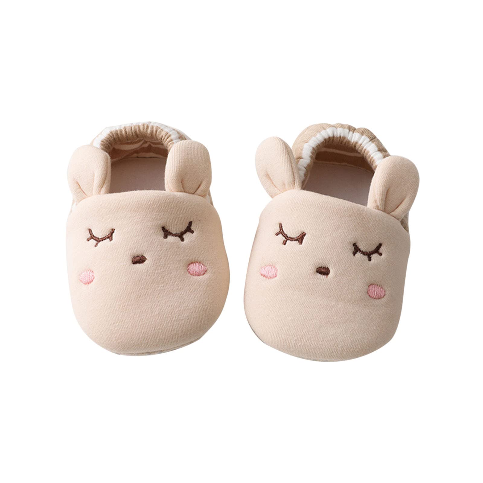 Gaoqi Non-Slip Baby Walking Shoes for Toddlers - Cute Cartoon First Walker Shoes for Boys & Girls - Perfect for Indoor Play, Learning to Walk & Daycare Activities