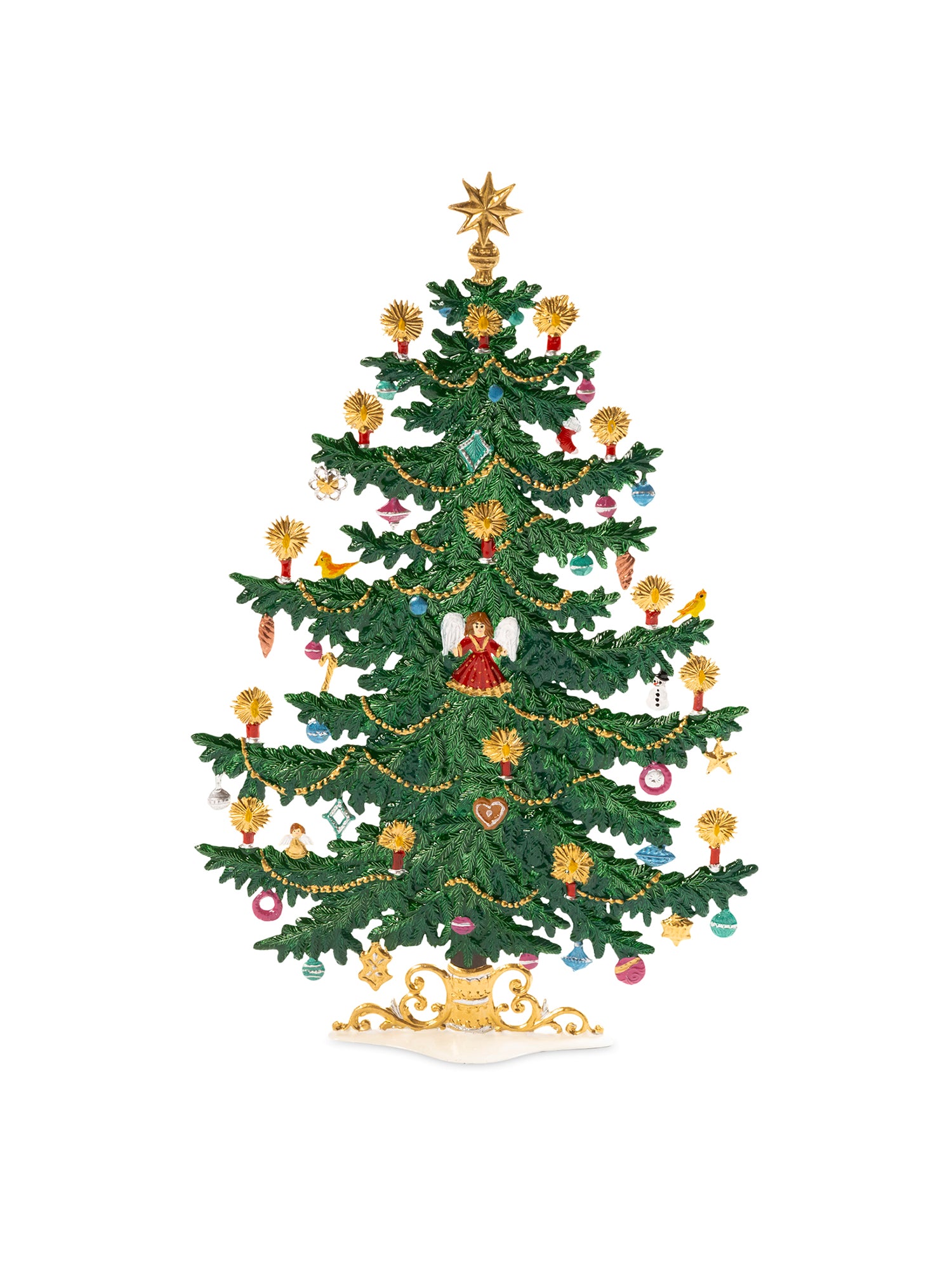 Festive Pre-Lit Christmas Tree with Ornaments - Perfect for Holiday Home Decor & Gift Giving