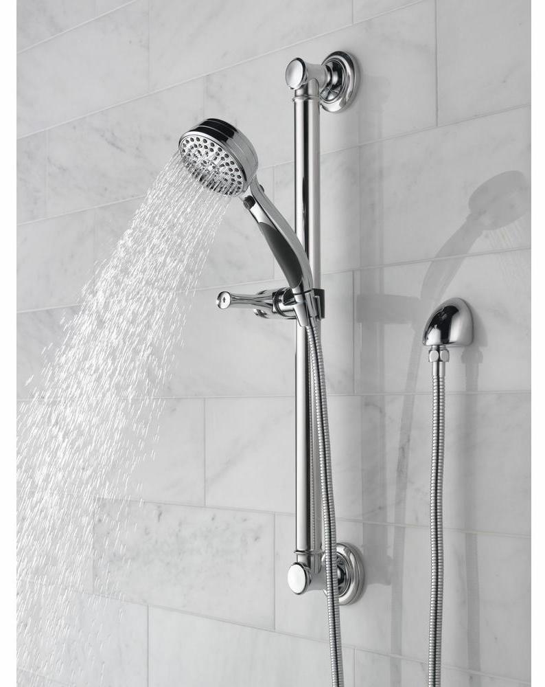 Delta ActivTouch 9-Setting Handheld Shower Head with Slide Bar - Chrome Finish 51900 | High Pressure Shower for Spa-Like Experience | Perfect for Bathroom Renovation & Relaxation