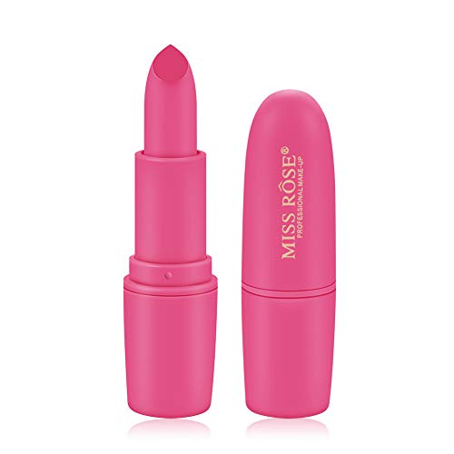 Miss Rose 25 Colors Matte Lipstick Set - Long Lasting, Waterproof Velvet Lipstick for Women - Non-Stick Cup & Kiss Proof - Perfect for Date Night, Parties & Everyday Wear (54)