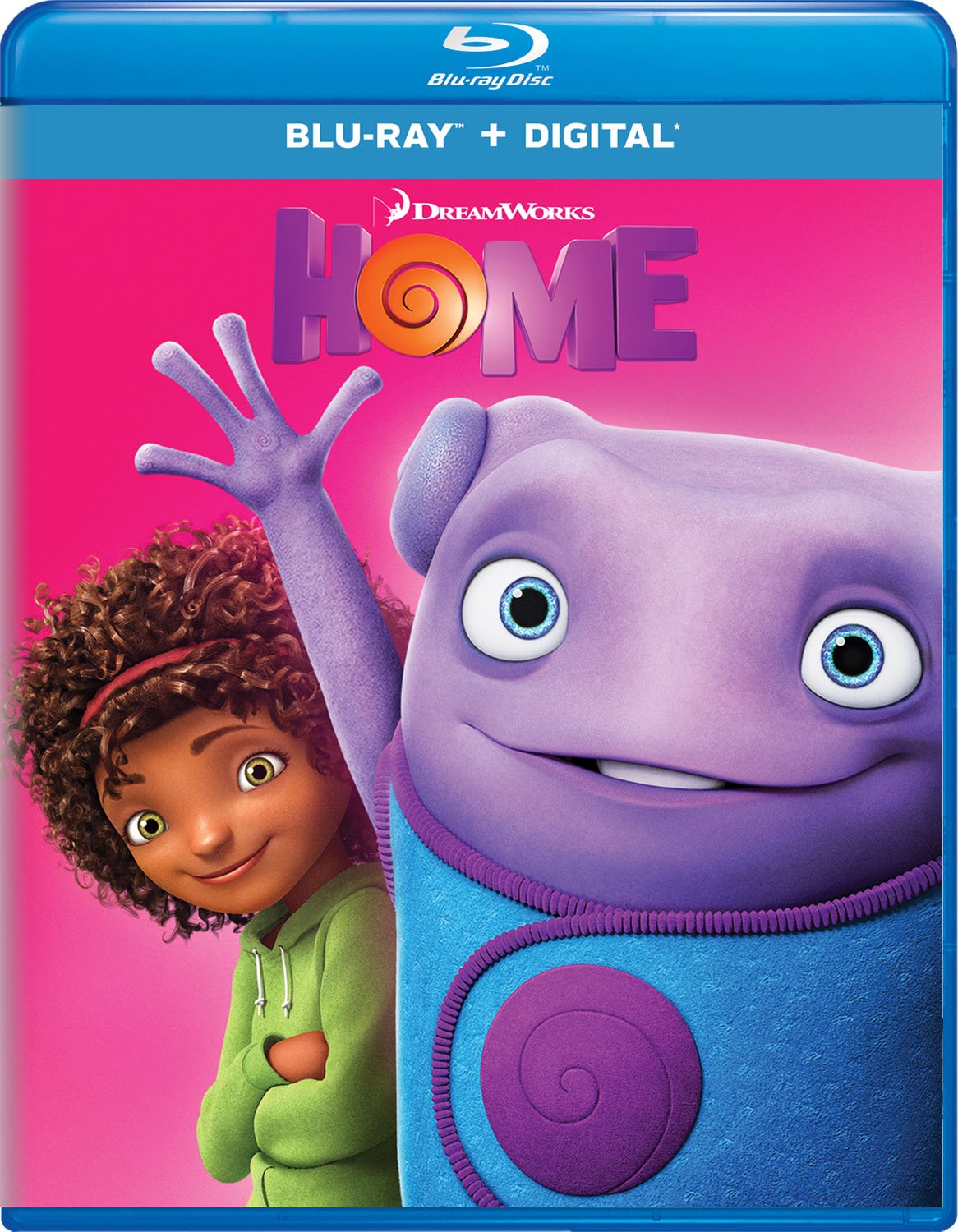 Home [Blu-ray] - Animated Family Movie with Stunning HD Picture & Sound | Perfect for Movie Nights, Kids' Parties & Holiday Entertainment