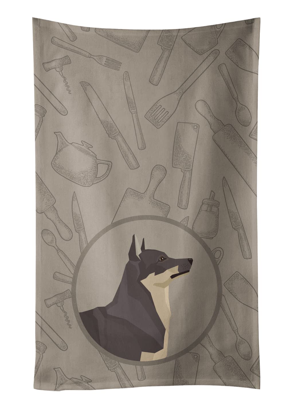 Swedish Vallhund Themed Kitchen Towel Set - Absorbent Dish Cloths, Guest Hand Towels & Decorative Bathroom Towels for Face, Tea, Dishes | Perfect for Kitchen, Bath & Hosting Gifts