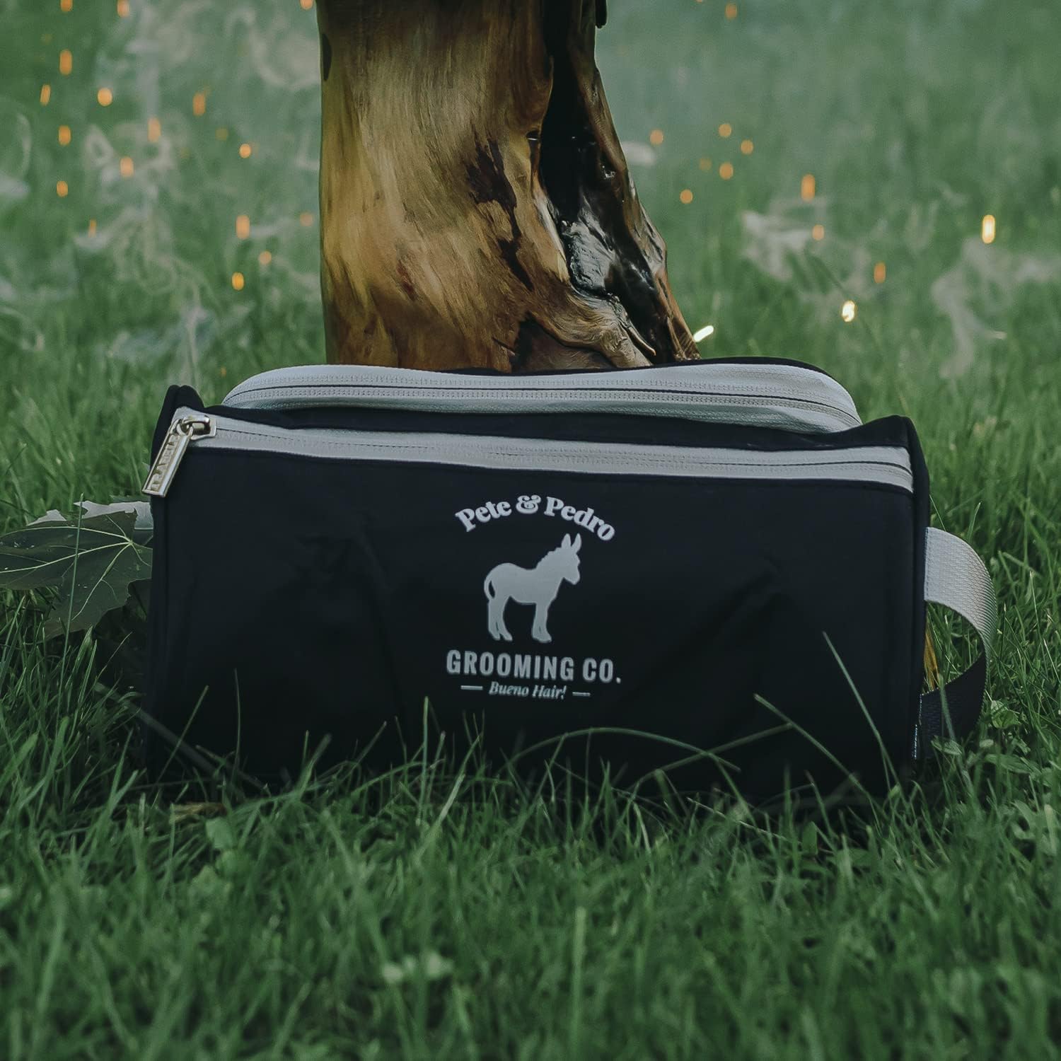 Pete & Pedro Premium Travel Toiletry Bag for Men & Women - Water-Resistant Hanging Dopp Kit with 3 Compartments, Hook & Handle - Ideal for Cosmetics, Shaving Essentials & Toiletries - Perfect for Business Trips, Gym, Camping & Vacation (As Seen on Shark Tank)