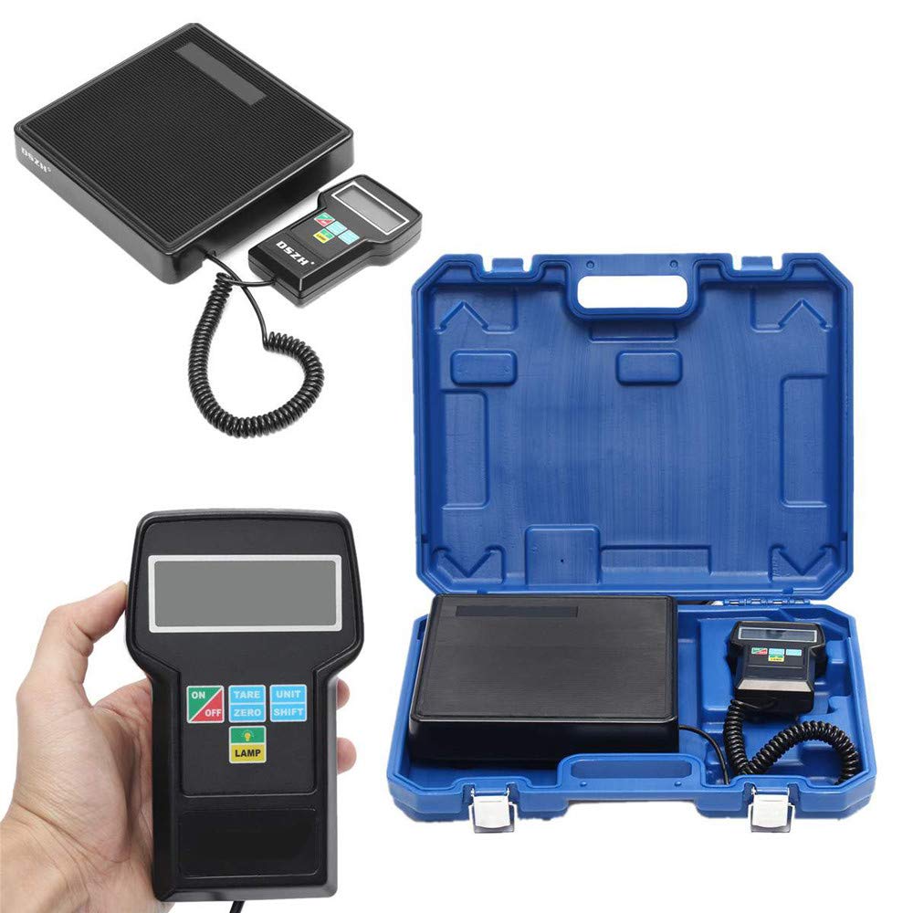 NEWTRY High Precision Digital Refrigerant Charging Scale - 220Lbs Electronic Freon Scale with Carrying Case for HVAC, AC Repair & Automotive Refrigerant Recharging