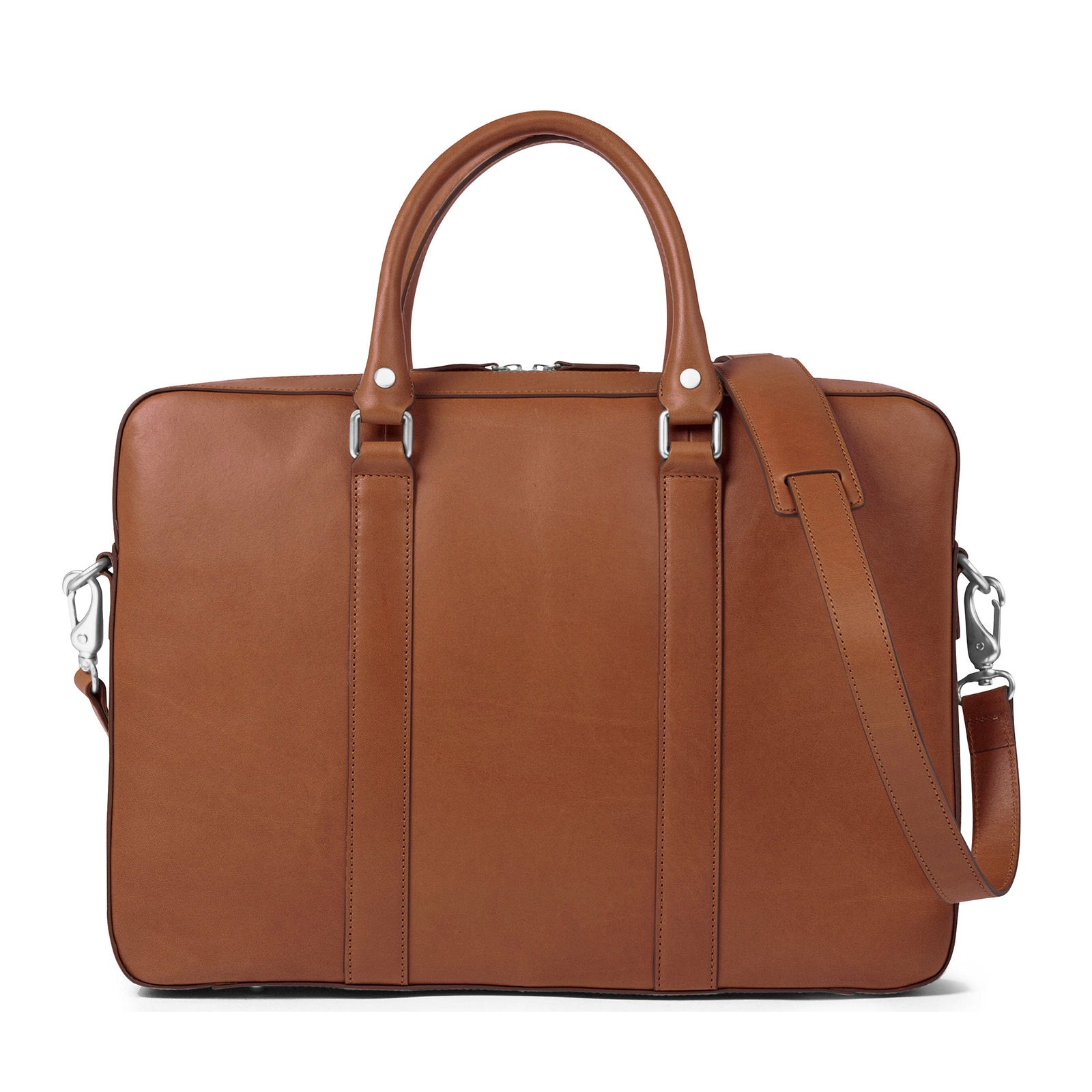 Premium Soft Leather Briefcase for Men & Women - Professional Laptop Bag for Business, Office & Travel - Stylish & Durable Work Bag for Commuters & Executives