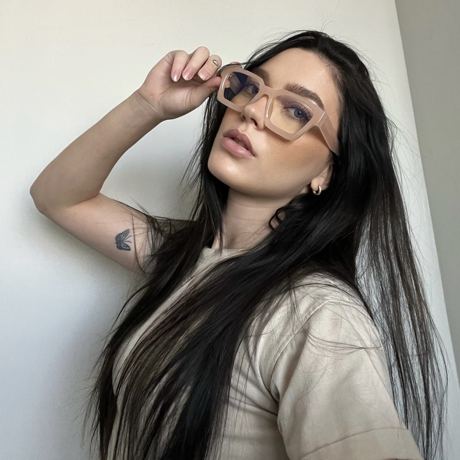 Stylish River Geometric Eyeglasses for Men & Women - Trendy Square Frame Glasses for Reading & Fashion - Perfect for Office, Driving, and Daily Wear