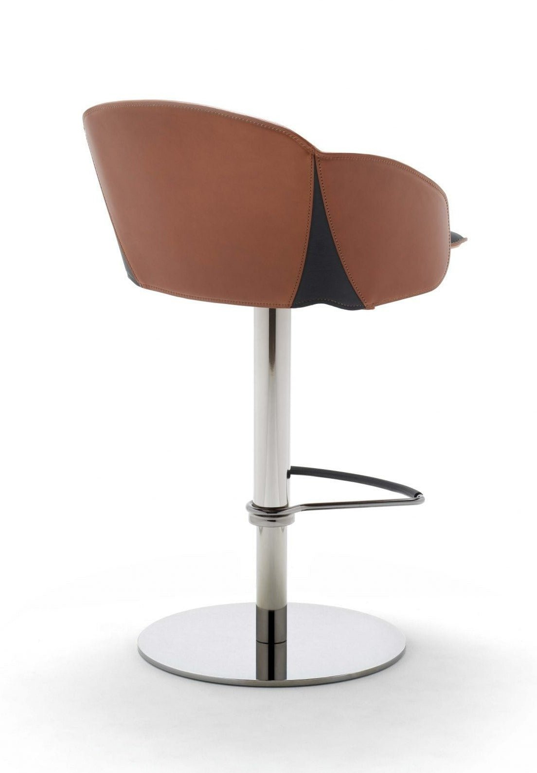 Electa Bar BT Stool by Fasem - Modern Adjustable Bar Stool with Backrest for Kitchen Island, Home Bar & Dining Room | Comfortable & Stylish Seating Solution