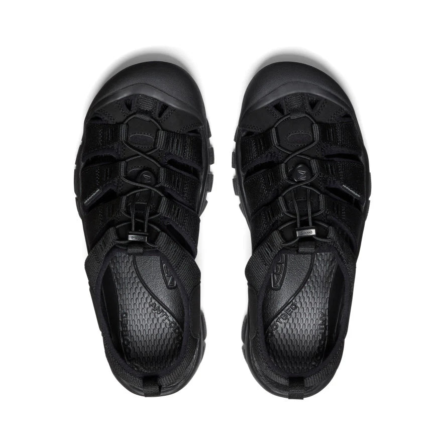 Women's Newport H2 Sandals - Triple Black Comfortable Slide Sandals for Beach, Pool, and Casual Wear