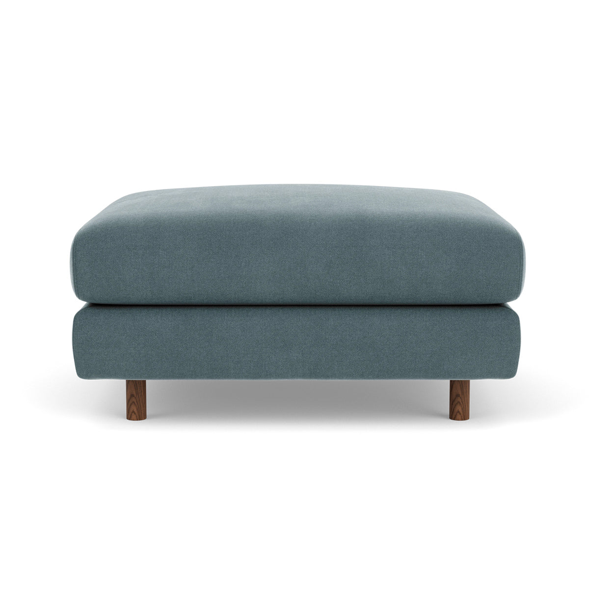 Dylan Fabric Ottoman - Soft and Stylish Footrest, Storage Bench, Living Room Accent Piece - Perfect for Small Spaces, Bedroom, or Lounge Area