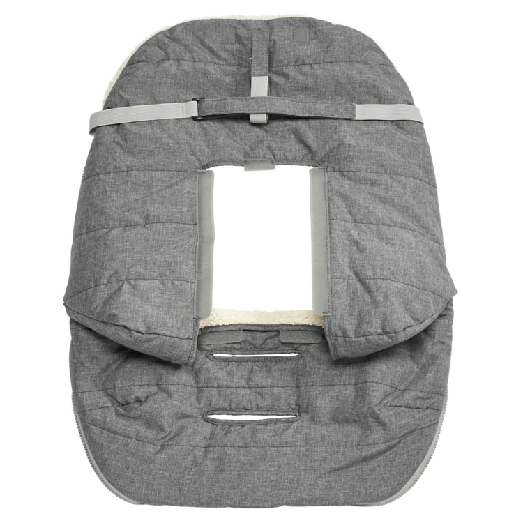 JJ Cole Urban Bundle Me Infant Car Seat Cover - Soft & Warm Winter Car Seat Liner for Babies - Perfect for Strollers, Car Seats, and Outdoor Adventures