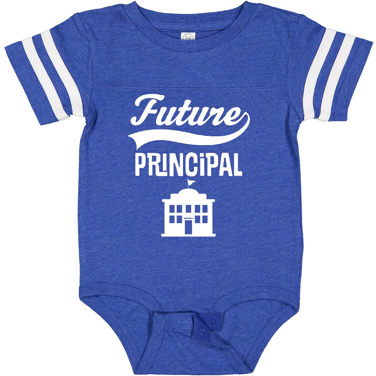 Inktastic Future School Principal Baby Bodysuit - Cute Teacher Apparel for Infants & Toddlers - Perfect for School Events, Career Day & Teacher Appreciation Gifts
