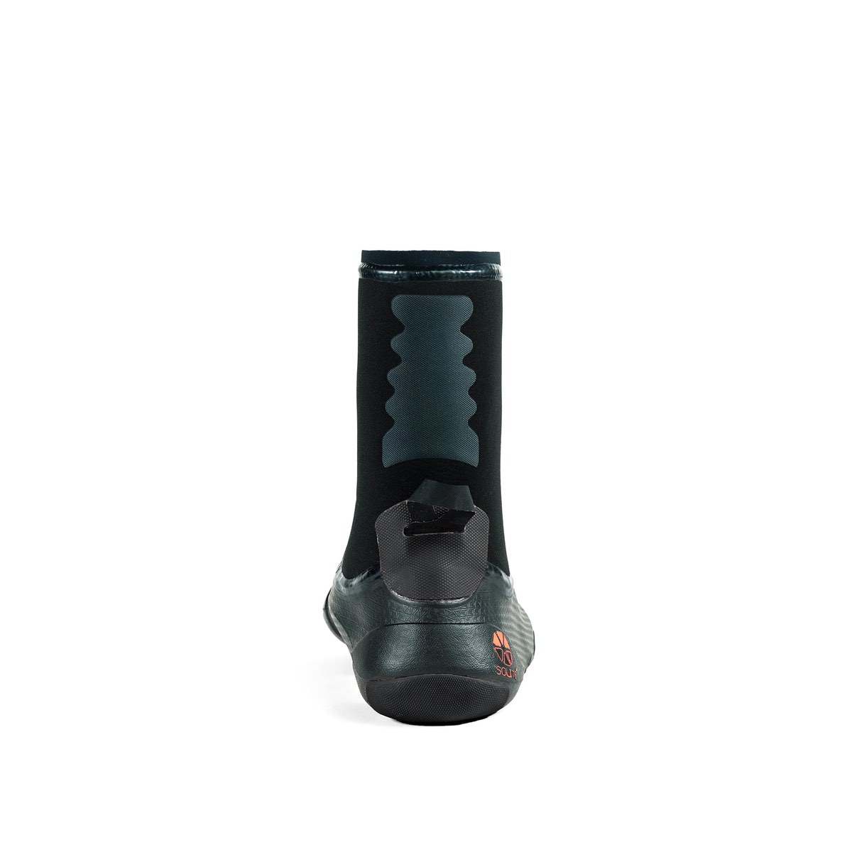 SOLITE Custom 2.0 8mm Neoprene Booties - Black/Red Scuba Diving Boots with 1mm Heat Booster Socks for Cold Water Diving & Water Sports