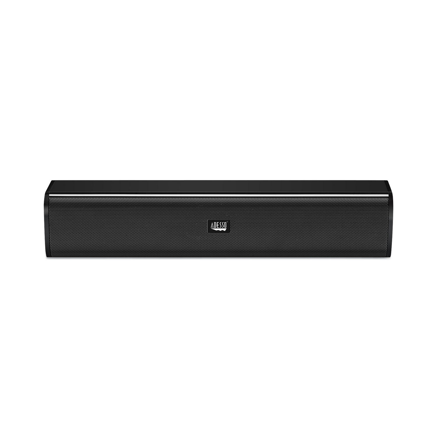 Adesso Xtream S5 Stereo Multimedia Soundbar Speaker - High-Quality Sound for TV, Movies & Music - Perfect for Home Theater & Gaming Setup (Black)