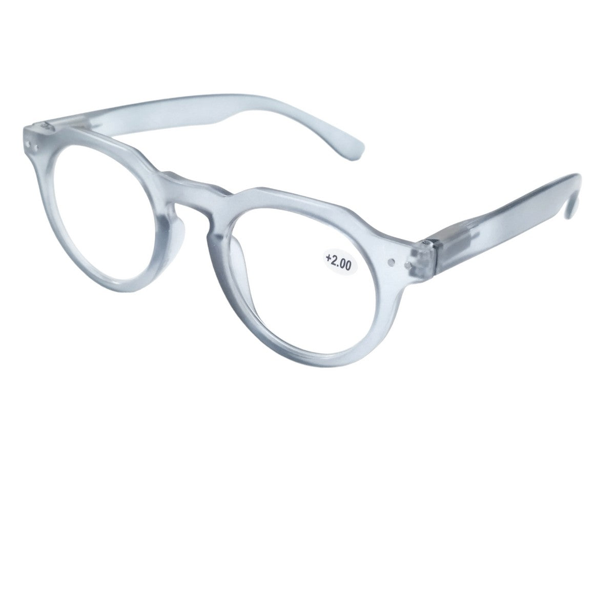 Round Hexa Full Frame Reading Glasses - Blue Light Blocking Computer Glasses for Men & Women - Perfect for Office Work, Reading, and Screen Time