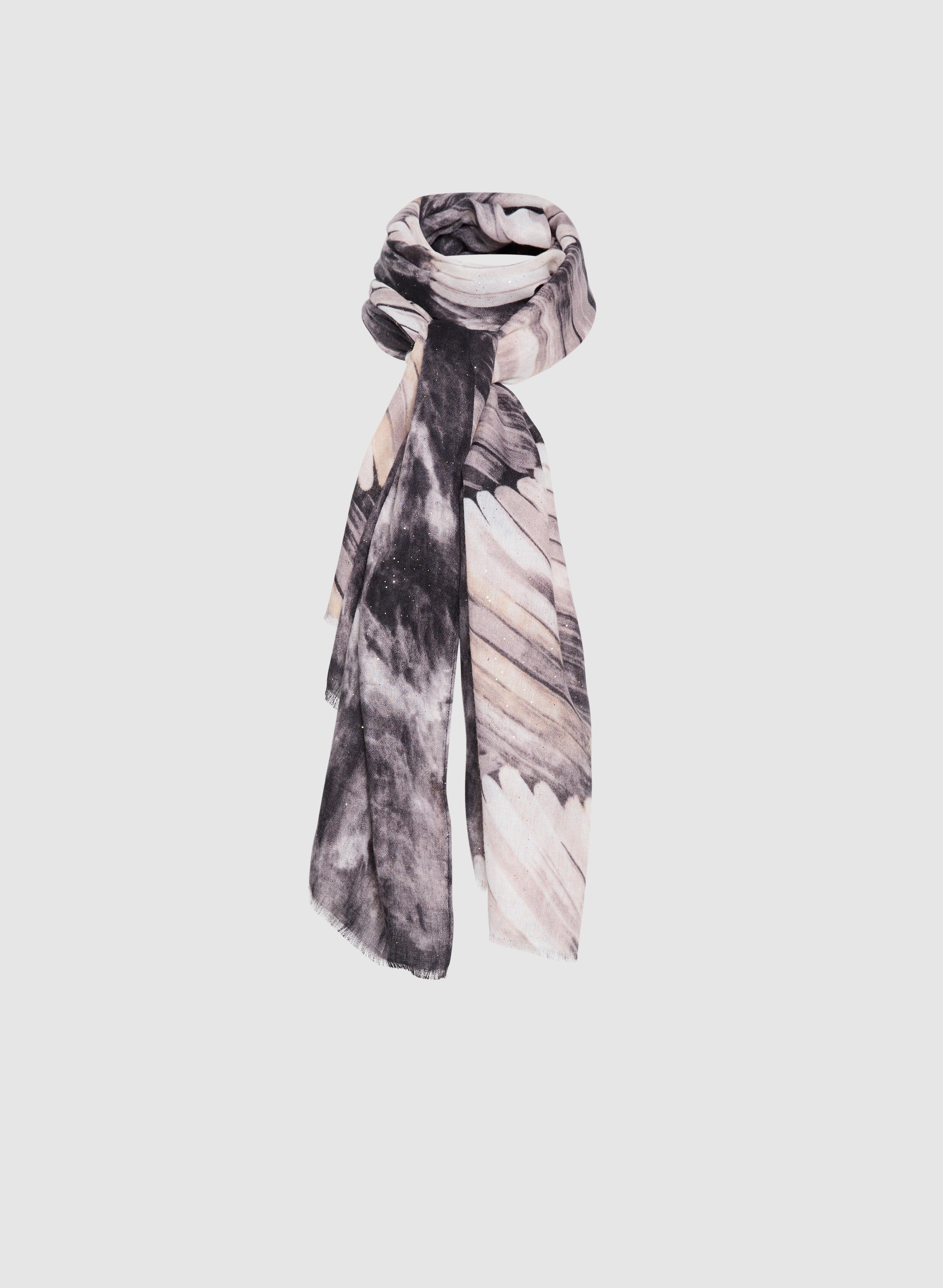 Stylish Abstract Print Scarf - Soft Fashion Accessory for Women - Perfect for Winter, Office & Casual Outfits