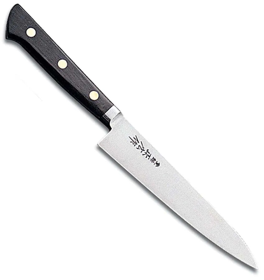 Masahiro Professional Utility Knife - High Carbon Steel Blade for Precision Cutting - Ideal for Kitchen, Camping, and DIY Projects