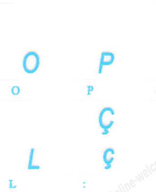 Portuguese Traditional Keyboard Stickers - Blue Letters on Clear Background for Laptops & Desktops | Perfect for Typing in Portuguese, Language Learning & Office Work