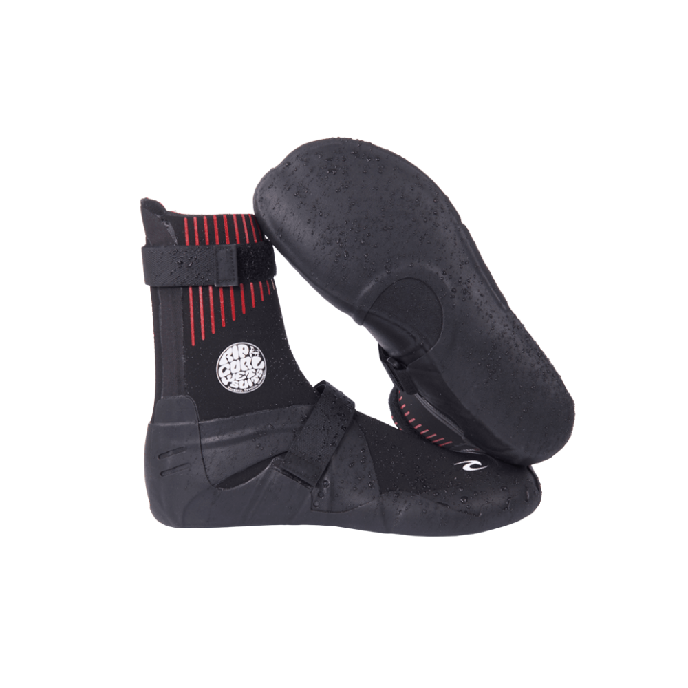Rip Curl Flashbomb 5MM Round Toe Booties - Premium Neoprene Dive Boots for Surfing, Scuba Diving & Water Sports | Warm & Comfortable Footwear for Cold Water Adventures