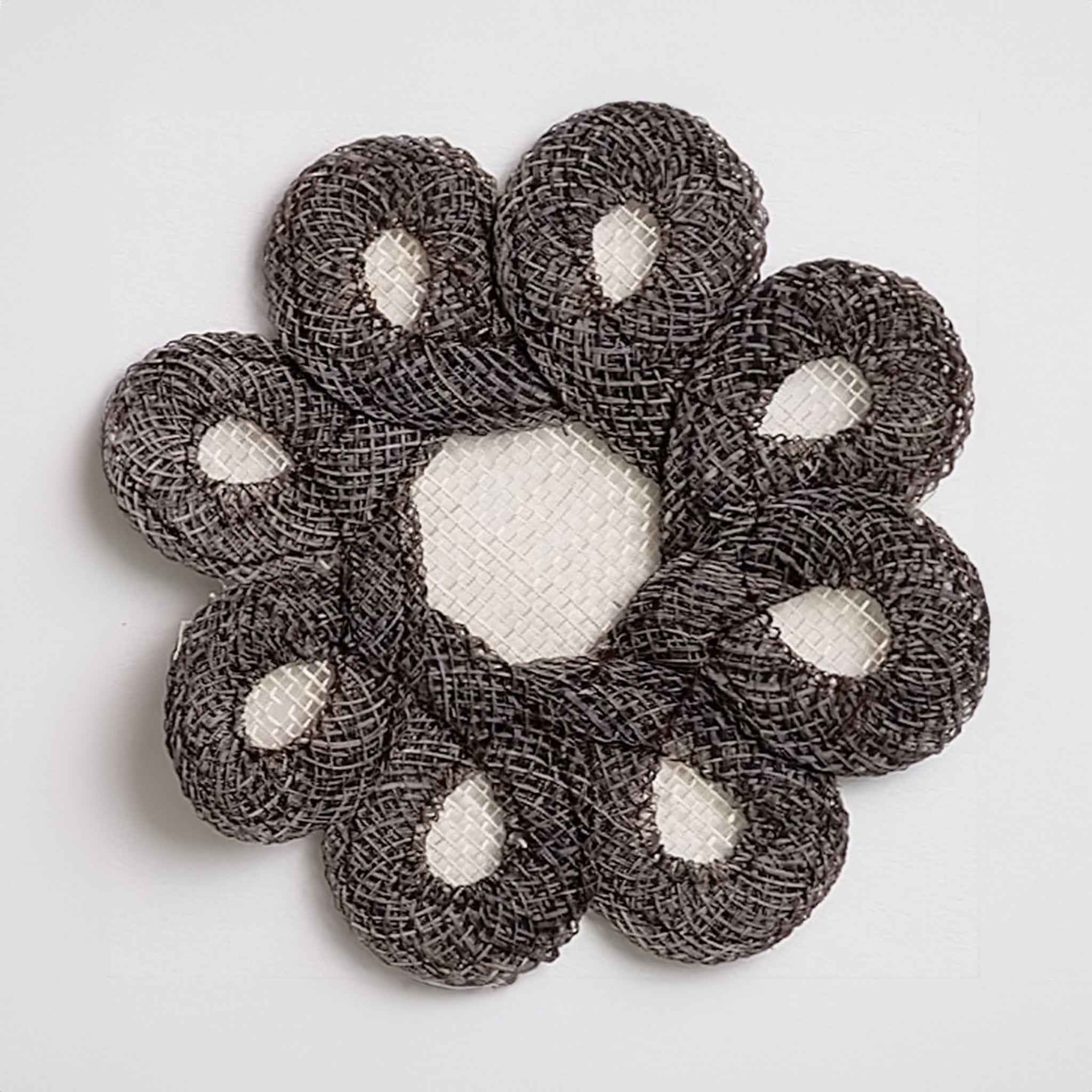 Premium Dark Oak Woven Coasters Set of 4 - Natural Wood Drink Coasters for Coffee Table, Bar & Home Decor - Absorbent & Durable for Hot & Cold Beverages