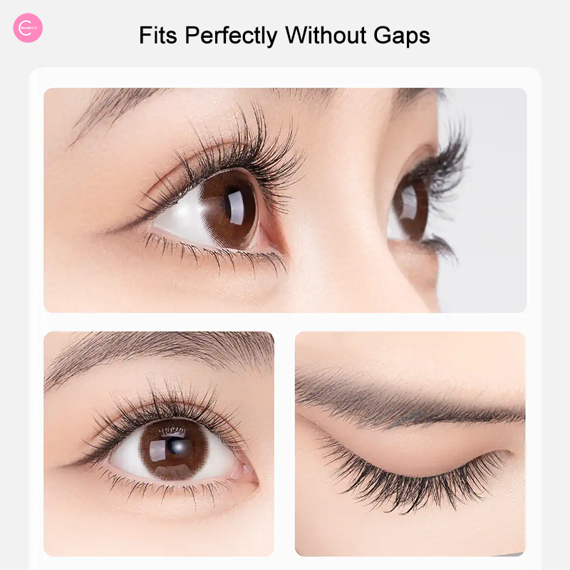 CARLI BYBEL 5D Baby Curl Self-Adhesive False Eyelashes - Natural Wispy Lashes for Everyday Wear & Special Occasions