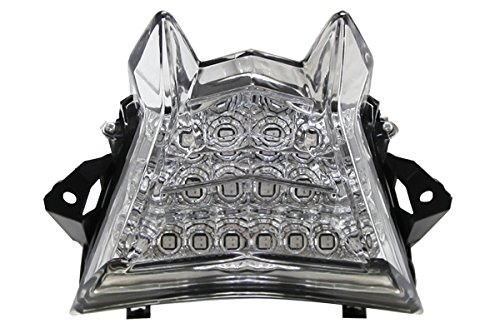 Sequential LED Tail Lights Clear Lens for BMW S1000RR HP4 2009-2014 - High Visibility Brake Lights for Night Riding & Enhanced Safety