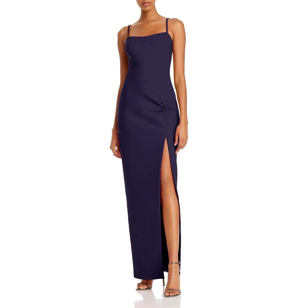 LIKELY Women's Kiara Sleeveless Side Twist Cocktail Evening Dress in Navy Blue - Perfect for Parties, Weddings & Formal Events