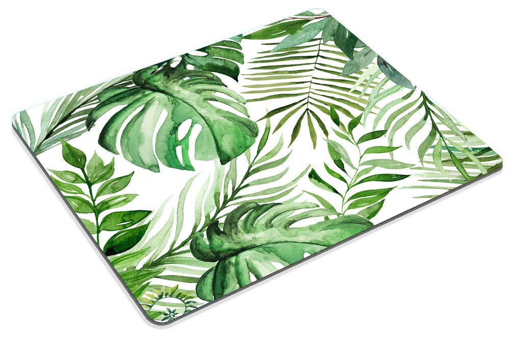 Smooffly Wild Leaf Mouse Pad - Premium Office Desk Accessory, Natural Leaf Design Mousepad for Computer & Laptop - Perfect Gift for Friends & Colleagues - Ideal for Home Office, Gaming & Workspace Decor