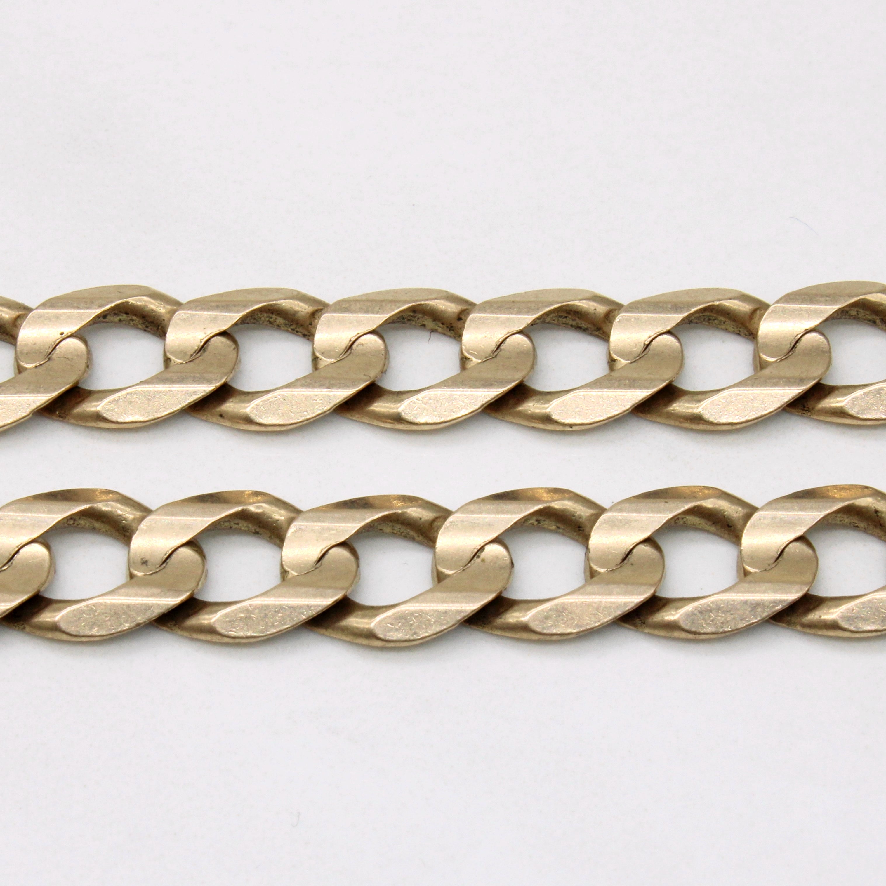 10K Yellow Gold Curb Link Chain Necklace 24 Inch - Elegant Layering Piece for Women, Perfect for Everyday Wear & Special Occasions