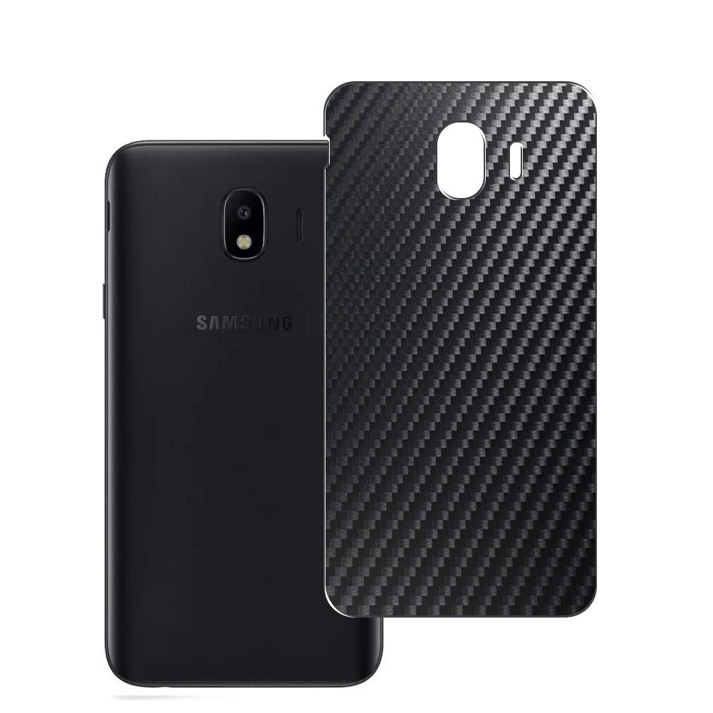 2 Pack Samsung Galaxy J4 2018/J4 Core Back Screen Protector - Carbon Black TPU Film Guard (Not Tempered Glass) - Scratch Resistant Protection for Phone Back Cover - Perfect for Daily Use, Travel & Outdoor Activities