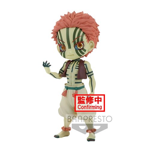 Demon Slayer Q Posket Akaza (Version B) Anime Figure - Collectible PVC Statue for Fans & Decor, Perfect for Home Display, Office, or Gift