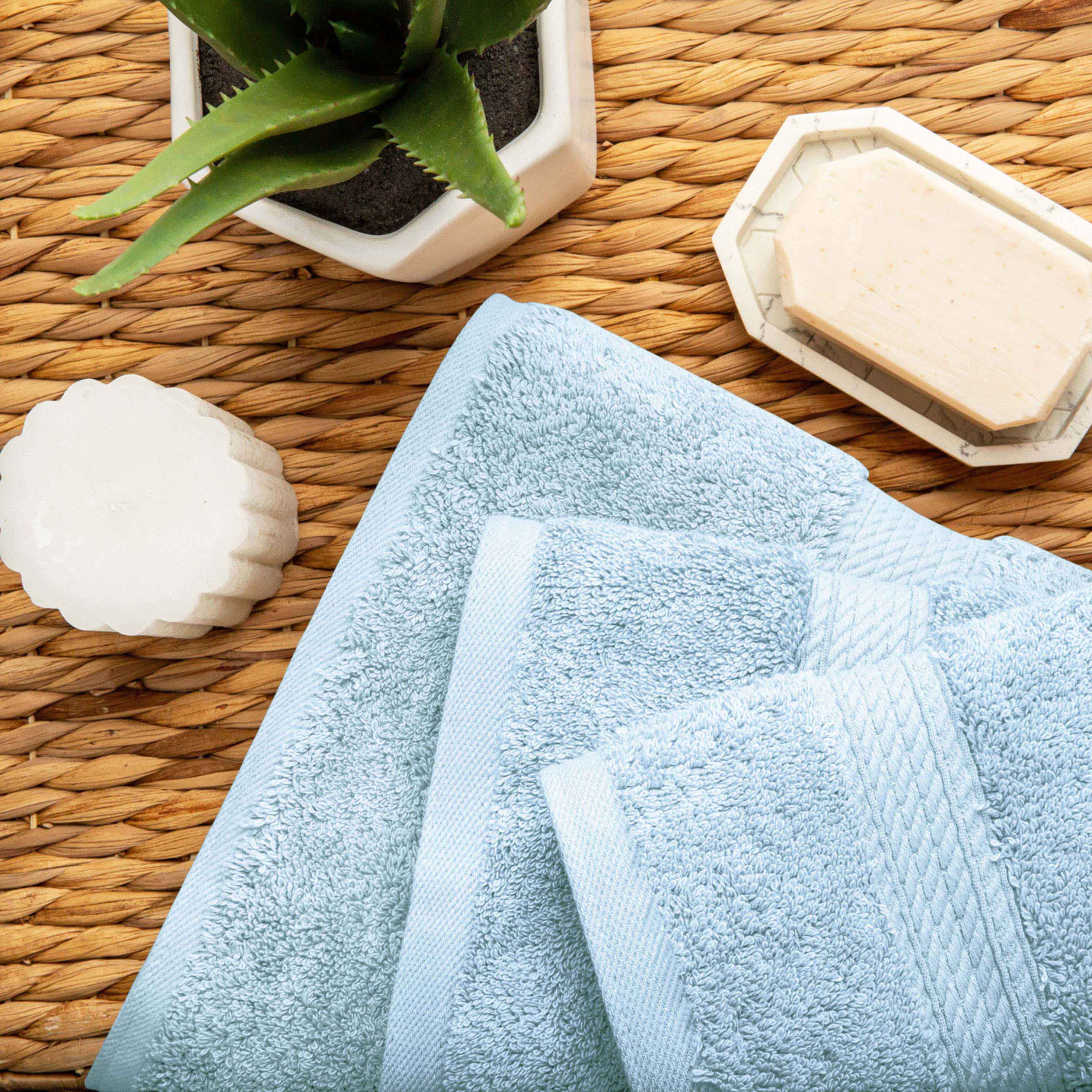 Premium 6-Piece Egyptian Cotton Towel Set - Ultra Soft, Heavyweight & Luxurious Bath Towels for Spa, Hotel & Home Use