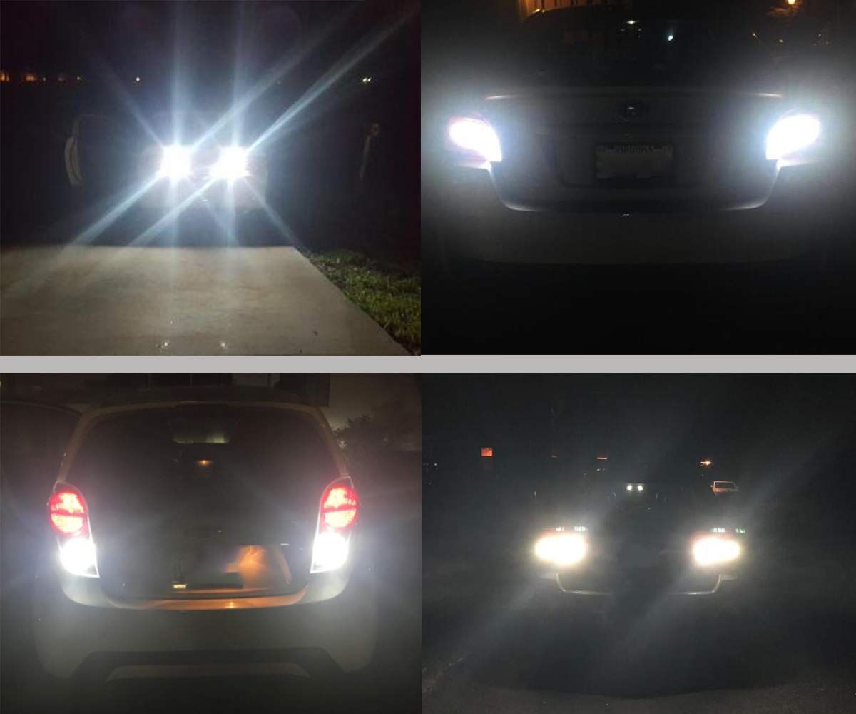 GIVEDOUA 7443 LED Brake Bulbs - Super Bright 18SMD 5050 Chips - Compatible with 7440, T20, 992, 7441, 7444 Models - Perfect for Brake Lights, Reverse Lights & Tail Lights (Pack of 10) - Ideal for Cars, Trucks & SUVs
