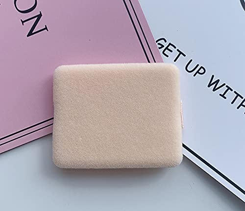 WOIWO 3-Piece High Density Powder Puff Set - Flocking Makeup Sponge for Face & Foundation - Square Beauty Blender for Loose & Pressed Powder - Perfect for Daily Makeup & Professional Makeup Artists