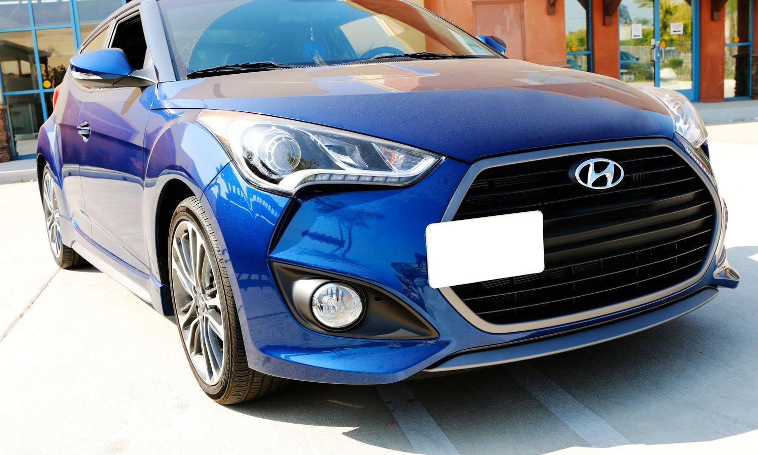 Hyundai Veloster Front Bumper Tow Hook License Plate Mounting Bracket Holder - Durable & Easy Installation for Custom Car Styling (Perfect for Car Shows, Off-Roading & Street Legal Compliance)