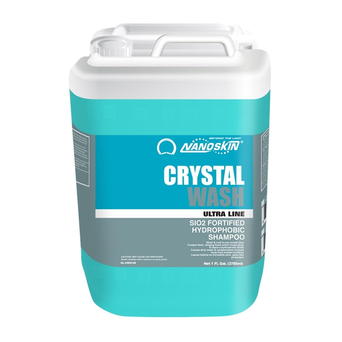 Nanoskin Ultra Line CRYSTAL WASH SiO2 High Foaming Car Shampoo 5 Gallons – Concentrated Ceramic Wash Soap for Foam Cannon, Foam Gun & Bucket Washing | Safe for Cars, Trucks, SUVs, Boats, Motorcycles & RVs | Perfect for Detailing, Ceramic Coating Prep & Deep Cleaning