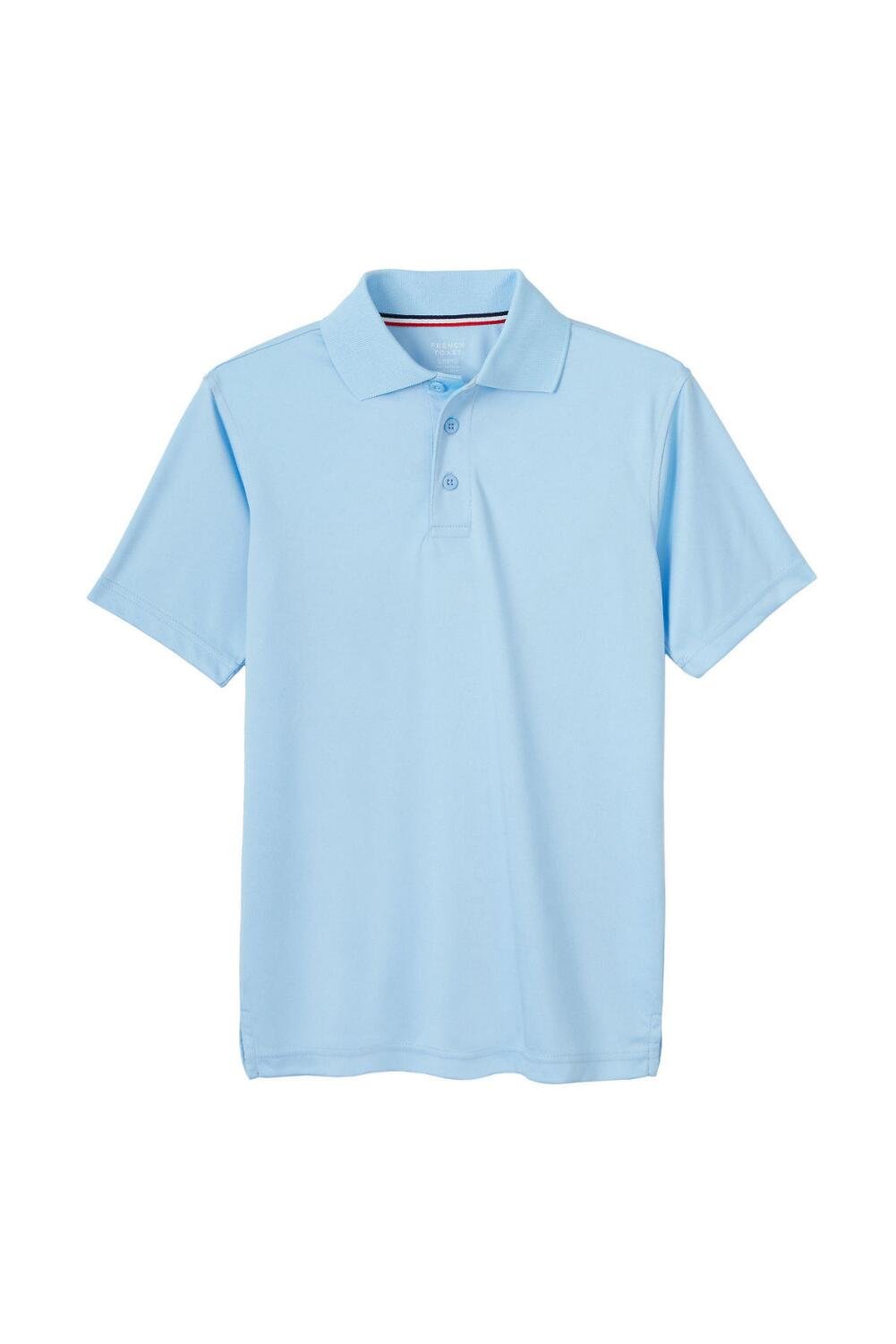 French Toast Boys' Moisture-Wicking Performance Sport Polo Shirt - Breathable Quick-Dry Short Sleeve Top for Soccer, Tennis & Outdoor Activities