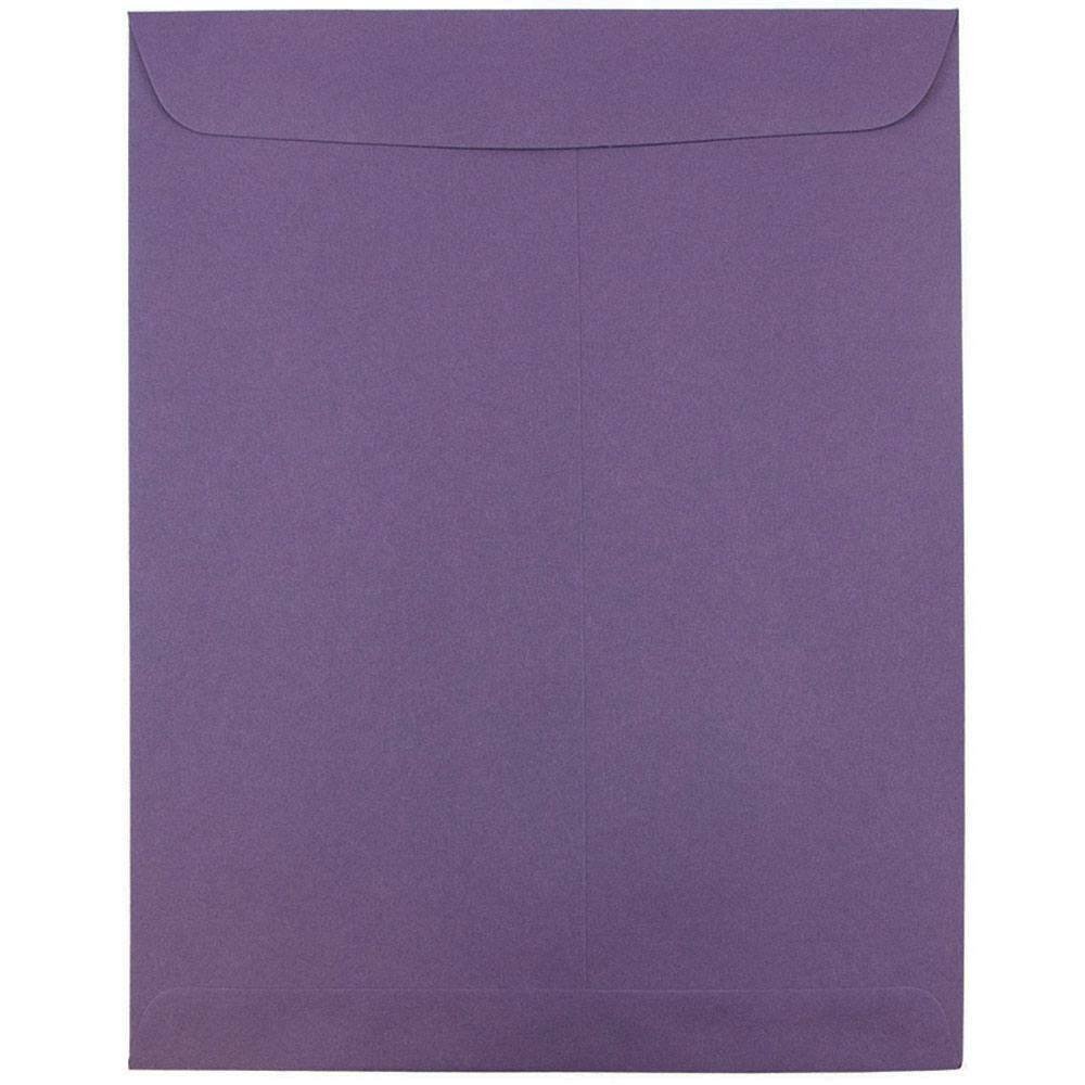 JAM PAPER 10 x 13 Open End Catalog Premium Envelopes - Dark Purple - Bulk 250/Box - Perfect for Business Mailings, Brochures & Marketing Materials